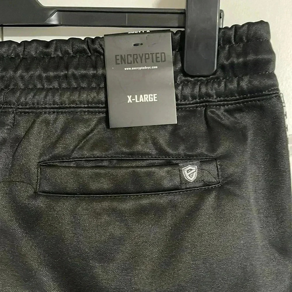 Encrypted Drawstring Fleece Joggers - Picture 9 of 12
